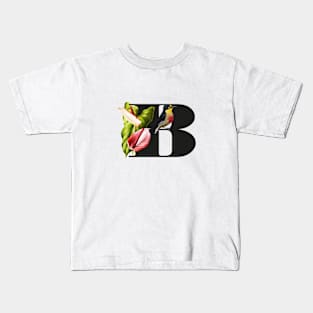 Botanical Alphabet B Kids T-Shirt